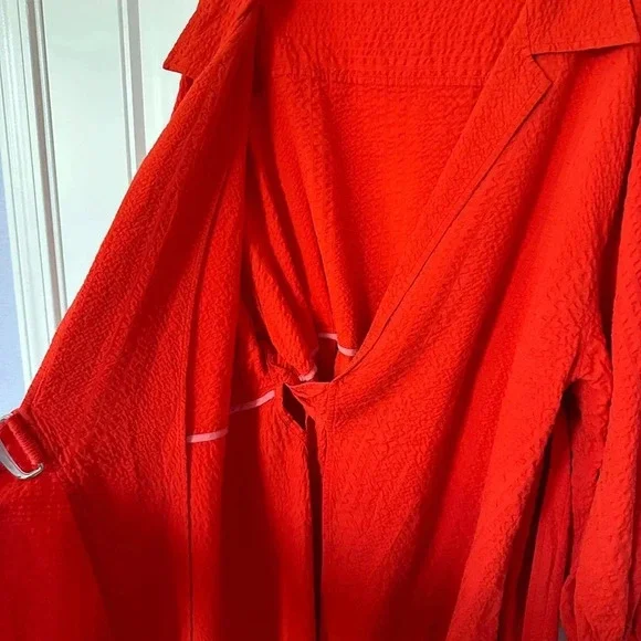 ADEAM | Textured Wrap Dress | Size Large - Picture 12 of 13